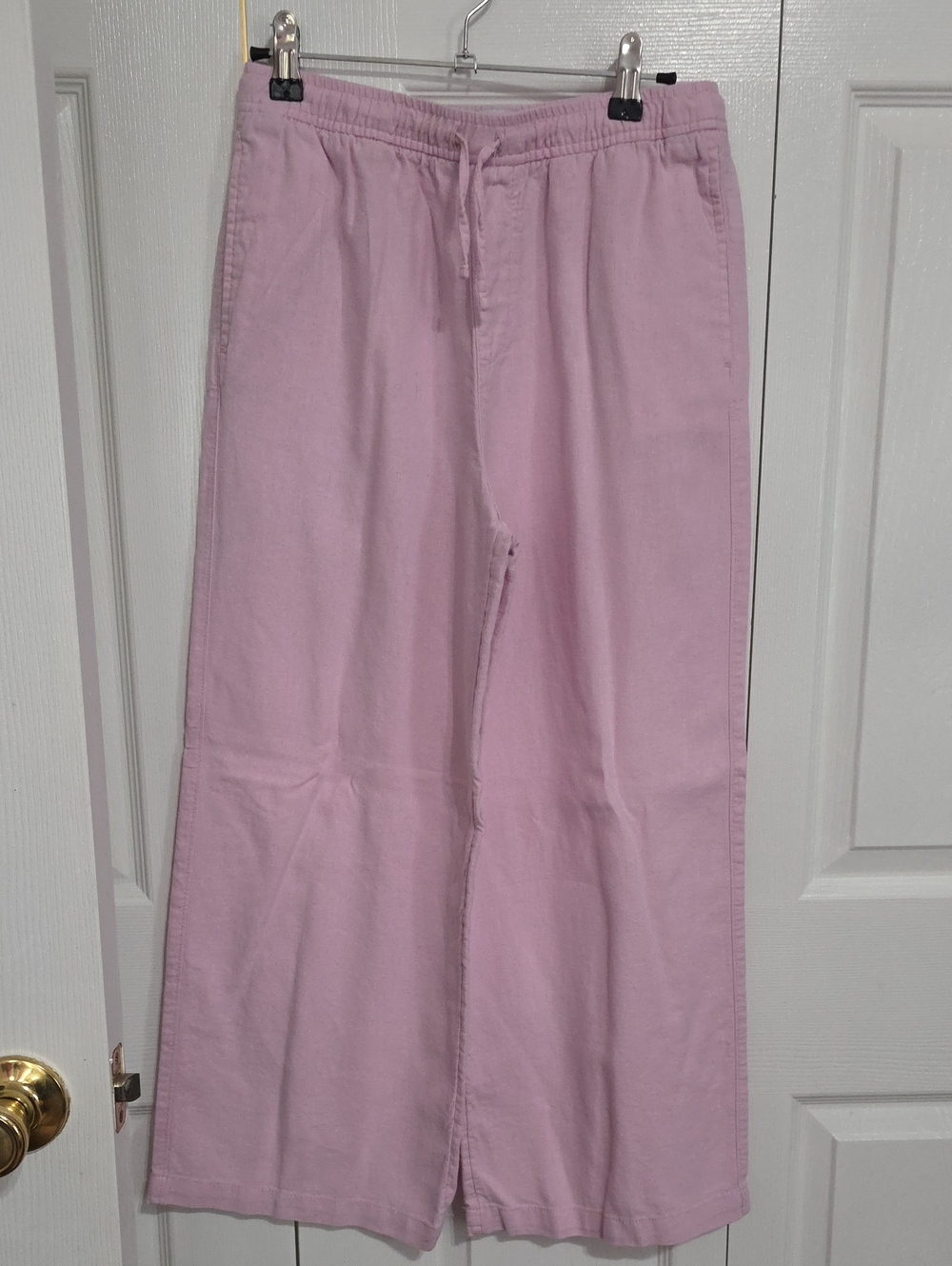 Old Navy Girls' Pink Wide-Leg Drawstring Pants